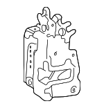 701837016D - : Latch for Volkswagen: EuroVan Image