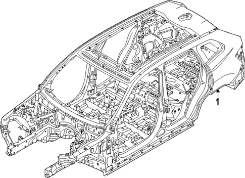 Body Shell for 2025 BMW X3 #0