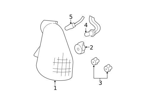 Combination Lamps for 2019 Chevrolet Silverado 1500 #2