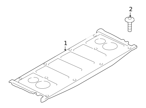 Interior Trim - Tail Gate for 2004 Subaru Baja #0