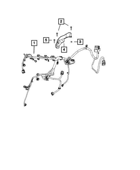 Wiring, Powertrain for 2020 Dodge Journey #0