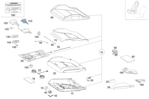 Right Seat for 2018 Mercedes-Benz AMG GT R #0