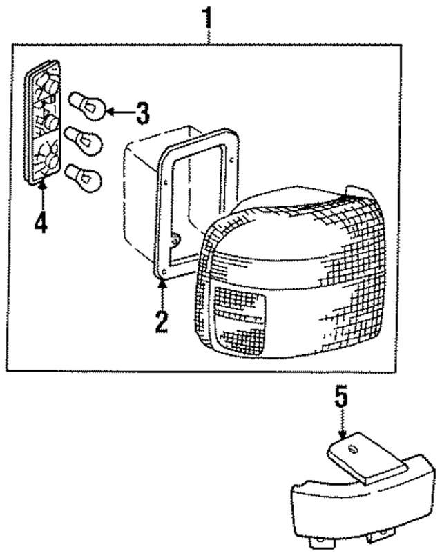 K01F51150B - : Tail Lamp Assembly for Kia Image