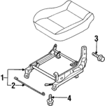 8753241U00 - Body: Seat Track Wire for INFINITI: G20 Image