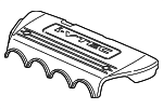 17121RRBA00 - Engine: Engine Cover for Honda: Civic Image