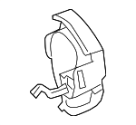16446007951A28 - Steering: Lower Column Cover for Mercedes-Benz Image