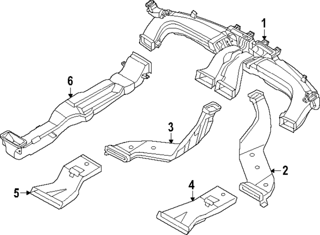 97470T1AA0 - : Air Distributor for Hyundai Image