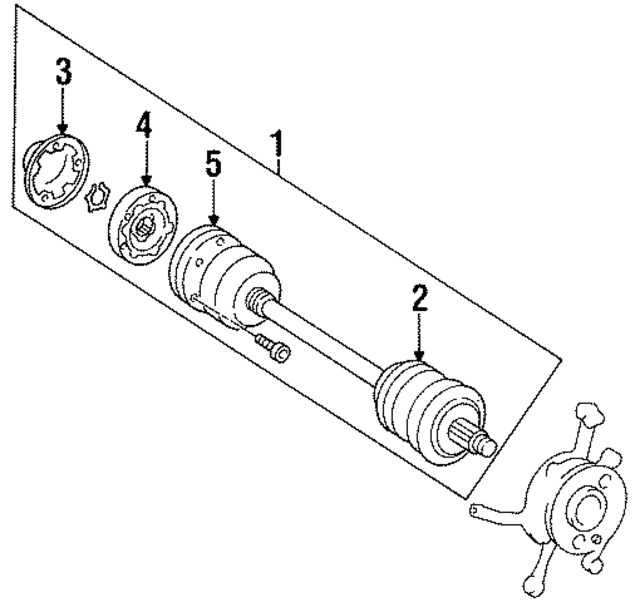 1403504010 - Suspension: Drive Axle for Mercedes-Benz Image