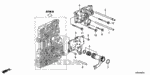 22743PG4000 - Transmission - Automatic: PIPE, THIRD CLUTCH for Honda Image