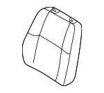 876204W064 - Body: Seat Back Cover for INFINITI: QX4 Image