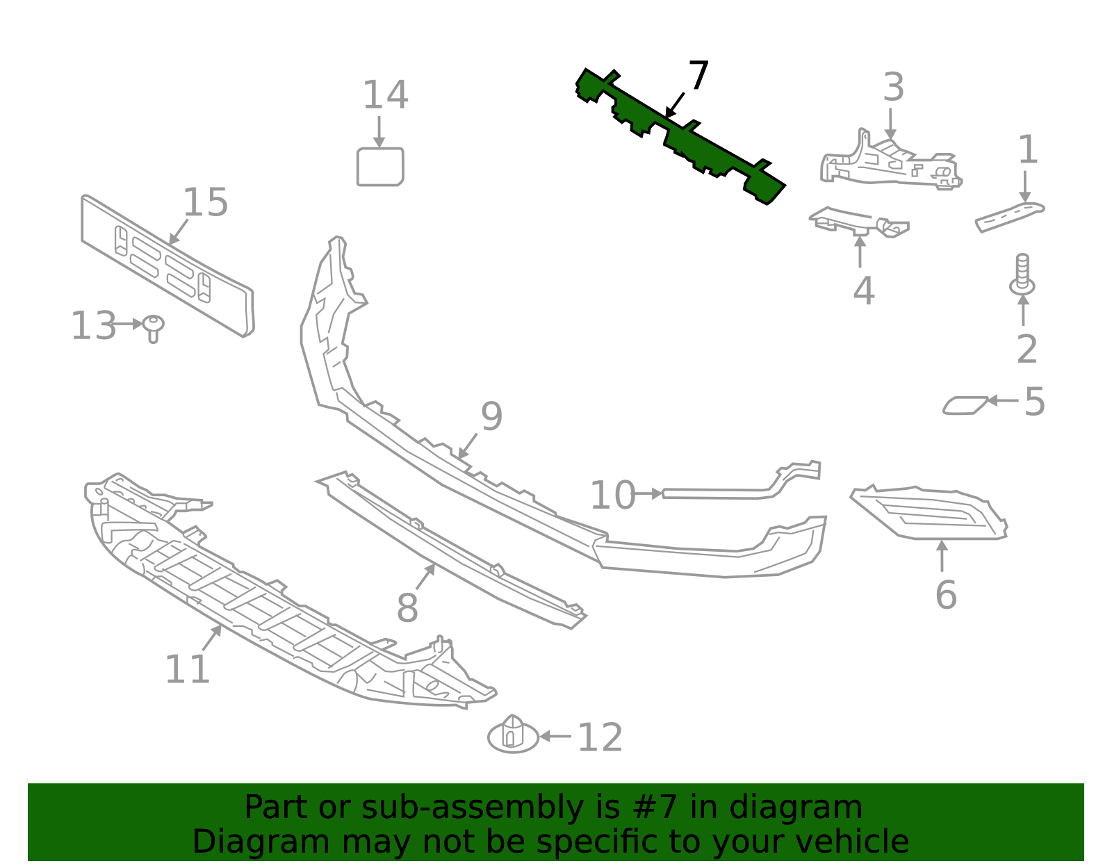 2020-2025 Volvo V60 Cross Country Absorber 31455624 | OEM