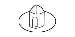 30763619 - Body: Air Deflector Clip for Volvo Image