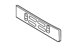 31391625 - Body: License Bracket for Volvo Image
