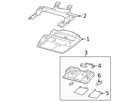 Overhead Console for 2012 Mazda 3 | OEM Parts Online