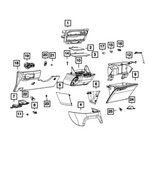 68310850AA - : Courtesy Lamp for Chrysler: Pacifica, Voyager Image