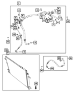 6101968 - Body Sheet Metal Except Doors: Hex Nut And Washer for Mopar Image