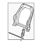 13260630 - : Seat Back Frame for Saab: 9-5 Image