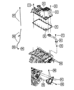 6500070 - 4.0L Gas; Engine: Hex Head Locking Bolt, Mounting for Mopar Image image