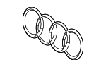 8J0853605B2ZZ - Body: Emblem for Audi: A3, A3 Quattro, A4, A4 allroad, A4 Quattro, A5 Quattro, A5 Sportback, RS3, RS5, RS5 Sportback, S3, S4, S5, S5 Sportback Image