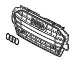 8W0853651DHCKA - : Grille Assembly for Audi: A4, A4 Quattro Image