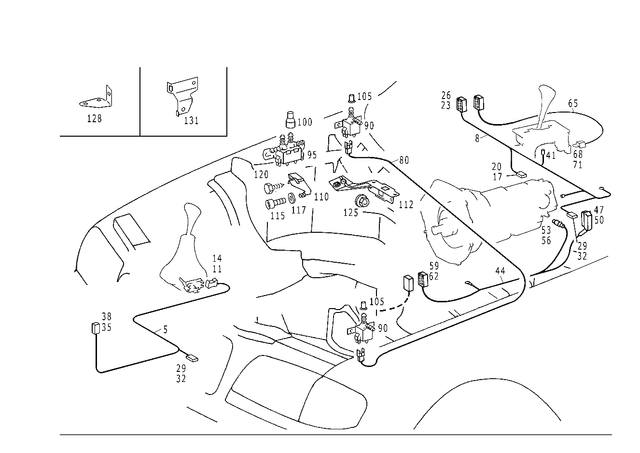 2025408810 - Electrical Equipment and Instruments: Electric Line for Mercedes-Benz: C220, C230, C280, C43 AMG Image image