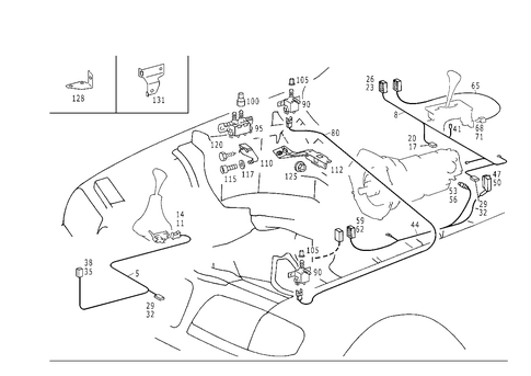 Electrical Parts Used for Transmission for 1997 Mercedes-Benz C280 #0