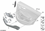 51427949580 - Vehicle Trim: Covering Right for BMW Image