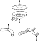 4351096 - Engine: Air Baffle for Dodge: Dakota Image