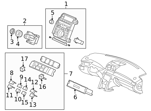 Controls for 2009 Acura RL #0