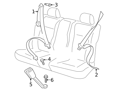 Seat Belt for 2014 Volkswagen Beetle #1
