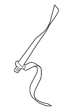 5C5857805DRAA - Electrical: Belt &amp; Retractor for Volkswagen Image