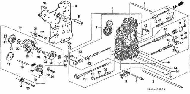 AT Main Valve Body for 1993 Honda Civic #0