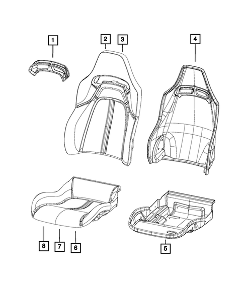 Front Seats - First Row for 2016 Dodge Viper #0