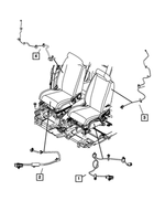 68065792AA - Electrical: Power Seat Wiring for Mopar Image