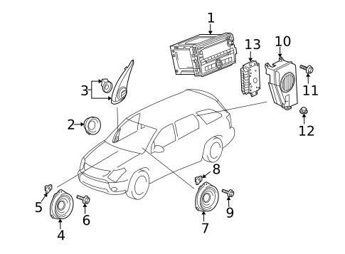 Hardware, Fasteners & Fittings for 2007 Suzuki XL-7 #0