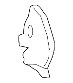 41007323207 - Body: Baffle Plate for BMW: 428i, 428i xDrive, 430i, 430i xDrive, 435i, 435i xDrive, 440i, 440i xDrive, M4 Image