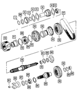 5103488AA - Transfer Case Model 273 [DH3]: Input Gear Bearing for Mopar Image