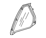 2127304300 - Body: Fixed Glass for Mercedes-Benz Image