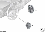 61319250734 - Vehicle Electrical System: Start/Stop Switch Msa for BMW: 228i, 228iX, 230i, 230iX, 320i, 320iX, 328d, 328dX, 328i, 328iX, 330i, 330iX, 335i, 335iX, 340i, 340iX, 428i, 428iX, 430i, 430iX, 435i, 435iX, 440i, 440iX, M2, M235i, M235iX, M240i, M240iX, M3, M4, M4 CS, M4 GTS Image image