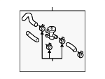 7P0122073B - Cooling System: Coolant Hose for Volkswagen Image