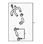 7P0121070F - Cooling System: Water Manifold for Volkswagen Image