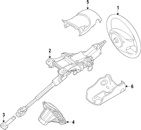 Steering Column for 2017 Ford C-Max #0