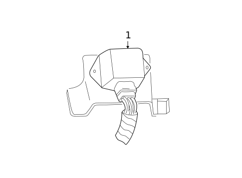 Daytime Running Lamp Components for 2004 Ford Mustang #0