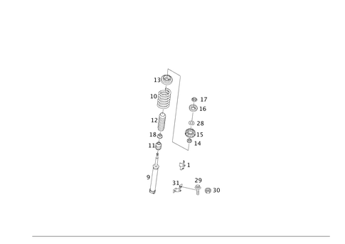 Spring Strut and Spring Strut Mounting Front for 2019 Smart EQ fortwo #0