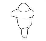 90467A0016C0 - Body: Cowl Grille Clip for Lexus: CT200h, ES300, ES330, GX550, HS250h, IS200t, IS250, IS300, IS350, LS460, LS600h, RC F, RC200t, RC300, RC350, RX330, RX350, RX400h, SC430 Image