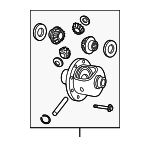 5086790AA - Universals &amp; Rear Axle: Differential Case for Dodge: Ram 1500, Ram 2500, Ram 3500 | Ram: 2500, 3500 Image