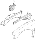 8970849583 - : Battery Tray for Isuzu Image