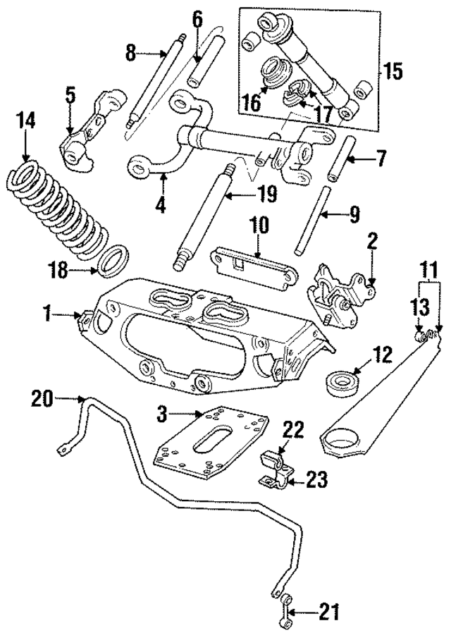 C20651 - Suspension: Suspension Cross-member Plate for Jaguar Image