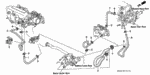 19508P08000 - Engine: HOSE, BYPASS OUTLET for Honda Image