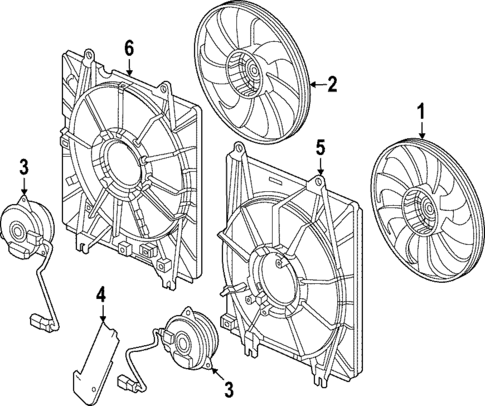 Cooling Fan for 2024 Honda HR-V #0